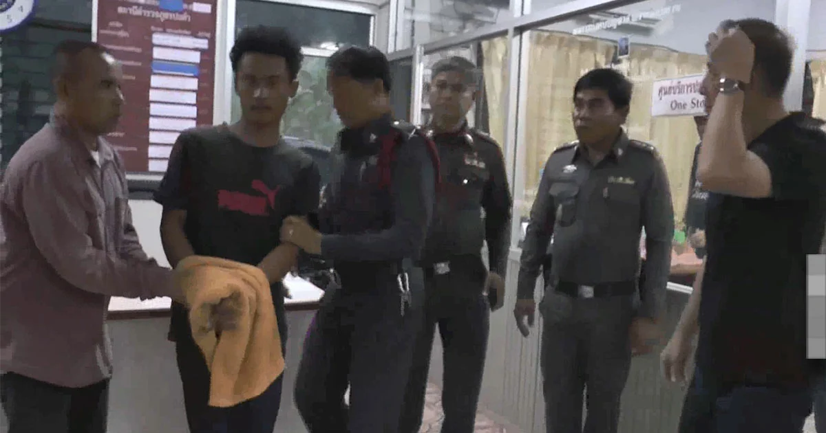 มอบตัวเเล้ว ! มือยิงโชเฟอร์รถพ่วง 18 ล้อดับ ปล้นข้าวสาร 20 ตัน