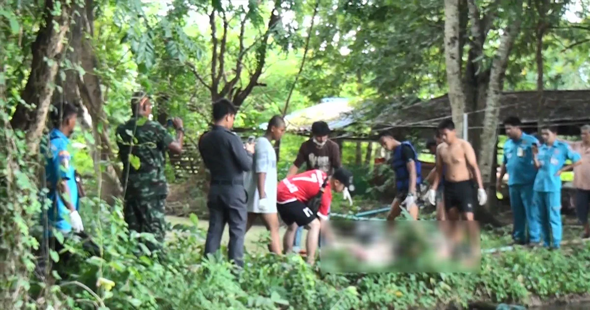 พบศพลูกชายอดีตนายกเทศมนตรี เมาตกสระขึ้นอืด ถูกปลาสวายรุมทึ้ง
