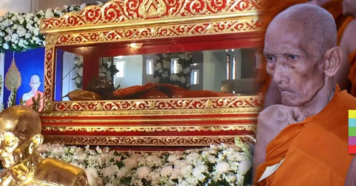 ตะลึงทั้งวัด “หลวงพ่อรวย” มรณภาพ 100 วัน สังขารไม่เน่าเปื่อย