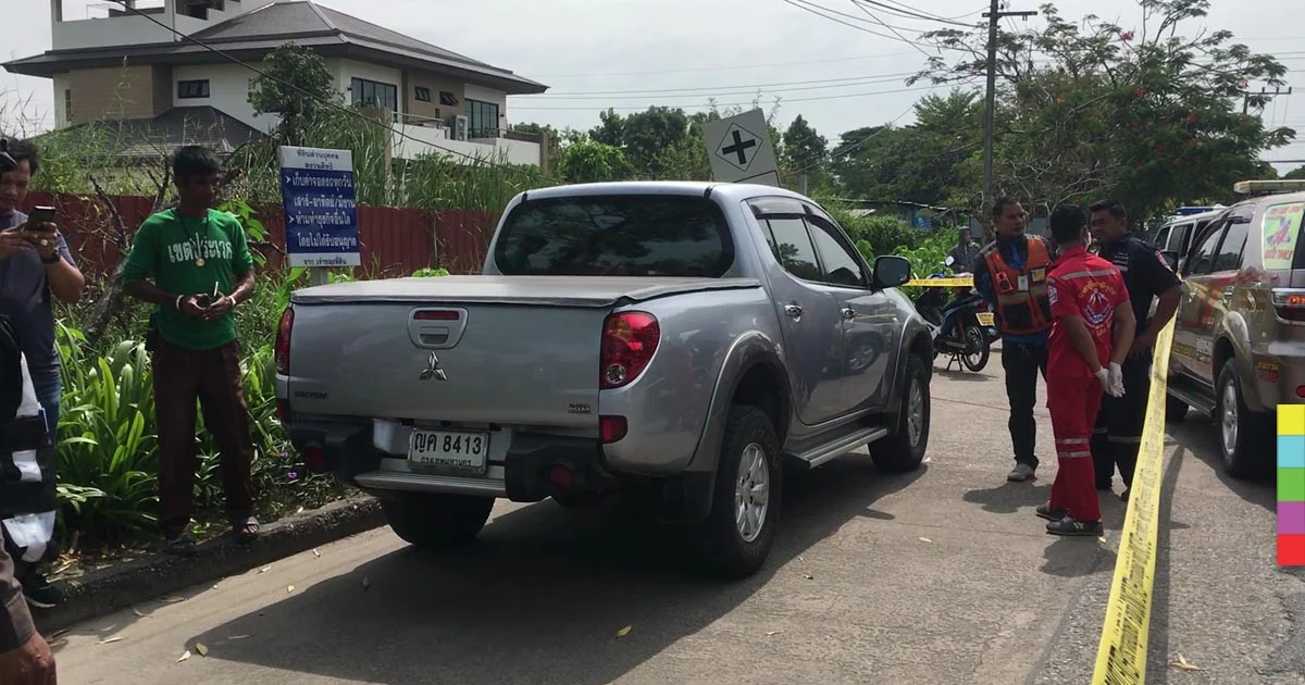 นักธุรกิจยิงตัวตายในรถ คาด ! เครียดปัญหาธุรกิจยืดเยื้อ