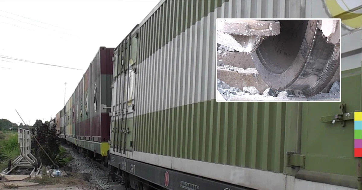 ม้าเหล็กตกรางที่พิจิตร ทำรถไฟขึ้นเหนือชะงัก !