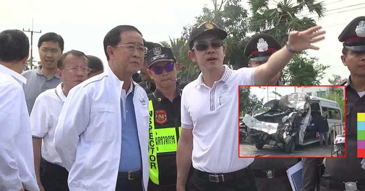 ‘อาคม’ ลงดูถนน 347 ทำญี่ปุ่นตายสยอง ลั่นปรับถนน เพิ่มมาตรการรถเช่าเหมา