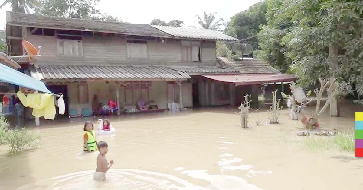 2 อำเภอในยะลาจมบาดาล บ้าน 900 หลังคาอ่วม เตือนคนลุ่มต่ำระวังฝนตกต่อเนื่อง