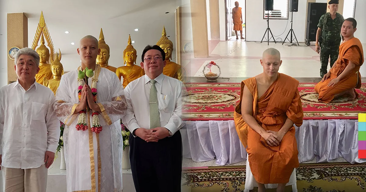 หมาก ตั้งใจบวชทดแทนคุณบิดา มารดา ได้ฉายาทางธรรม “สุธมฺโม แปลว่า ผู้มีธรรมอันดี”            