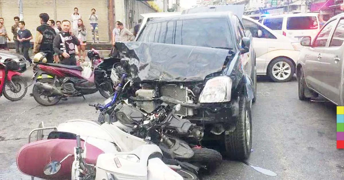 ลมชักกำเริบ หนุ่มใหญ่ขับย้อนศร กวาดรถนับสิบ ตาย 2 บาดเจ็บอื้อ 15