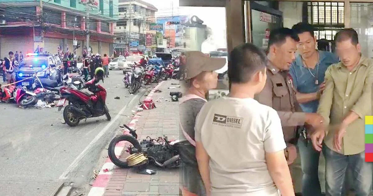 ตั้ง 4 ข้อหาหนัก อัดกระบะมรณะ 2 ศพ เจ็บ 15