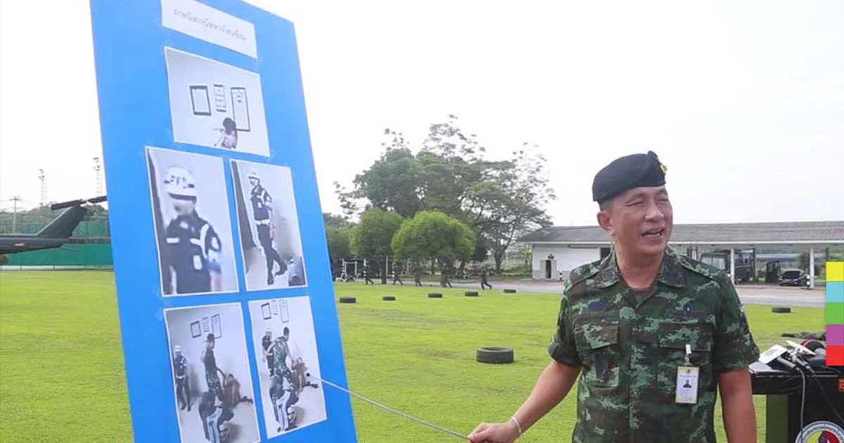 คลิปซ้อมพลทหารไม่ใช่ของไทย แชร์ต่อ มีความผิด พรบ.คอมฯ