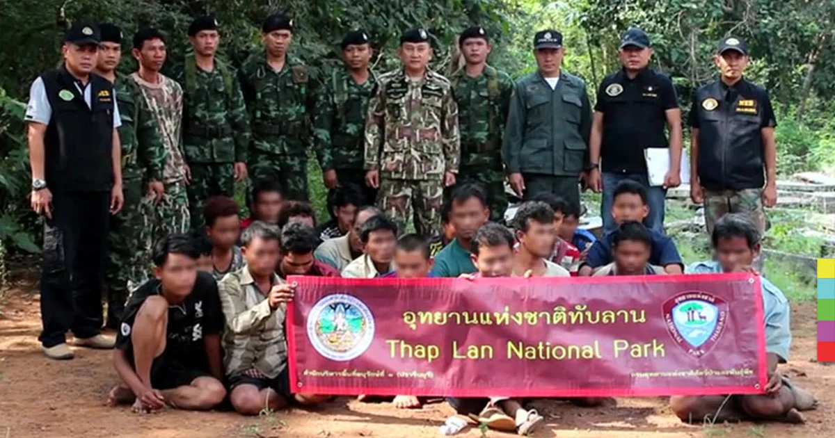 คุมตัว ‘เขมร’ หนีเข้าประเทศ 21 คน คาดมีเอี่ยวแก๊งล่าพะยูง
