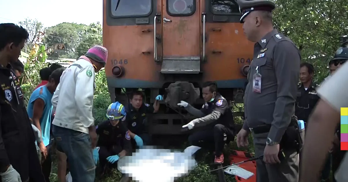 ลุงวัย 60 โดนรถไฟทับดับคาราง พขร.เผยเปิดหวูดเตือนแล้ว