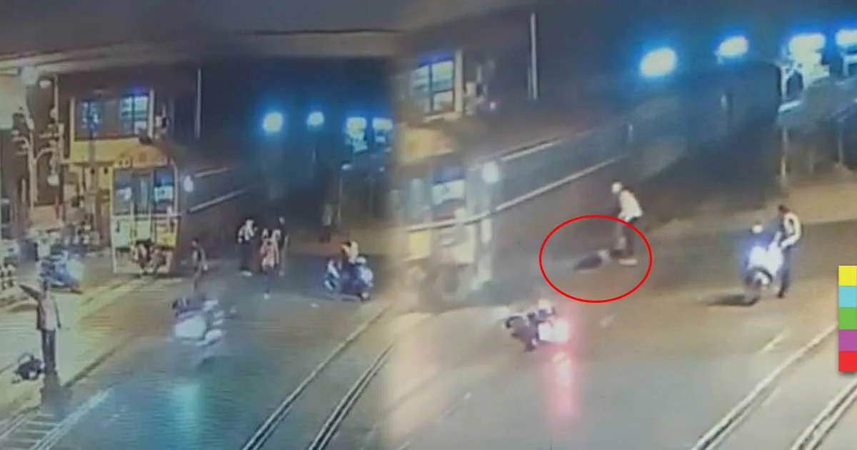 หวิดดับ! หนุ่มวัย 19 ฝ่าคานกั้นรถไฟแยกยมราชถูกชนยับ