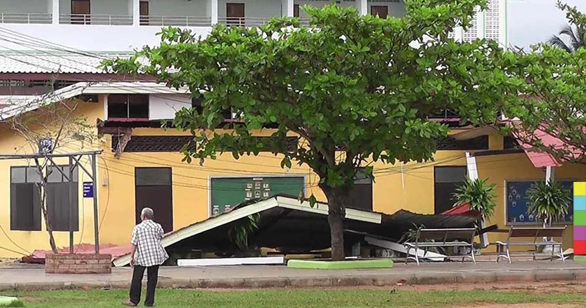 ประกาศเขตภัยพิบัติเมืองสุราษฎร์ พายุงวงช้างถล่มยับ 120 หลังคาเรือน