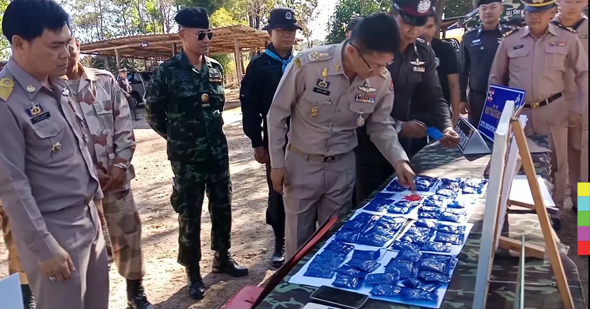 รวบ 2 สามีภรรยา ไทย-ลาว พร้อมยาบ้ากว่าหมื่นเม็ด