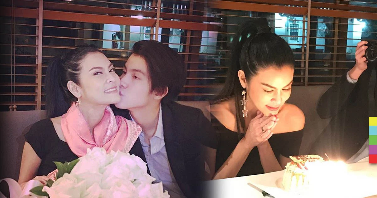 สุดน่ารัก ! “3 เจ้า” หอบของขวัญเซอร์ไพรส์วันเกิด “แม่ปิ่น”