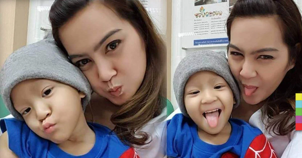 คุณแม่โพสต์ภาพคู่ “น้องสกาย” ดูสดใสร่าเริง ขอกำลังใจก่อนทำ CT สแกน