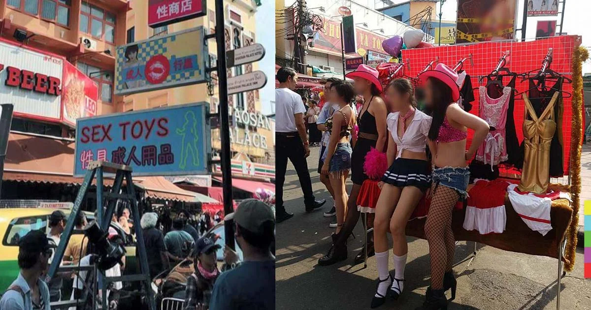 โดน 4 ข้อหา ! กองถ่ายหนังแขก เซตฉากขายเซ็กซ์ทอยกลาง ถ.ข้าวสาร