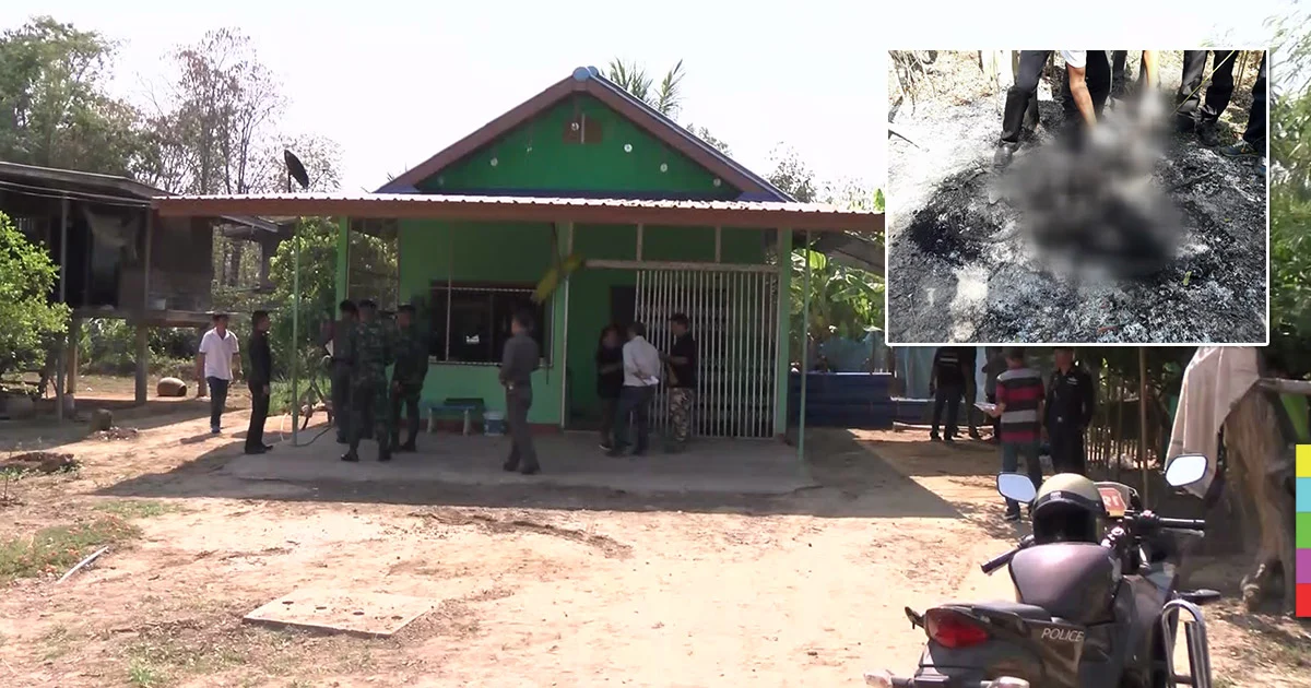 ตร.ค้นบ้านสาวต้องสงสัย ‘คดีเผานั่งยาง’ คาดผู้ตายเป็นชาวอิตาลี