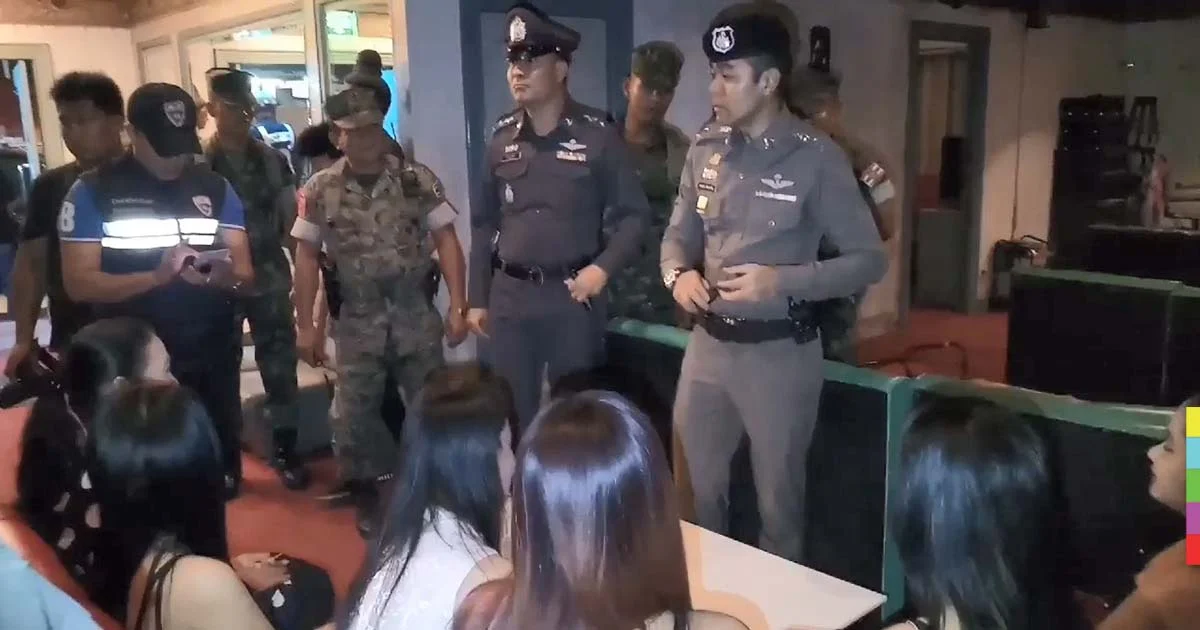 รองโฆษก ตร.นำกำลังบุกสถานบริการ 3 แห่ง เมืองจันทบุรี