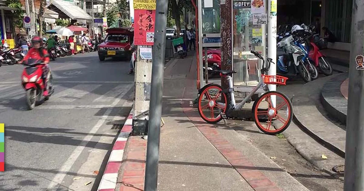 คนใช้โมไบค์ทำมึน หยุดรถที่ไหน จอดทิ้งที่นั่น !