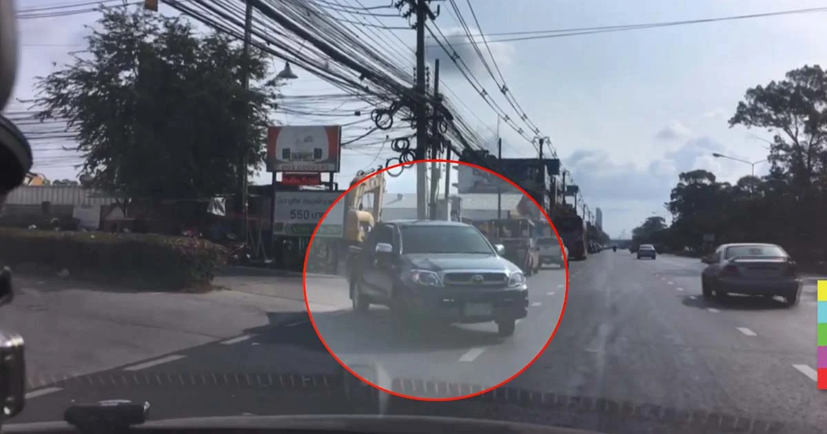 หนุ่มใหญ่ขับกระบะย้อนศร เจอด่ากลับ “ทำตามกติกาสังคมสิ”