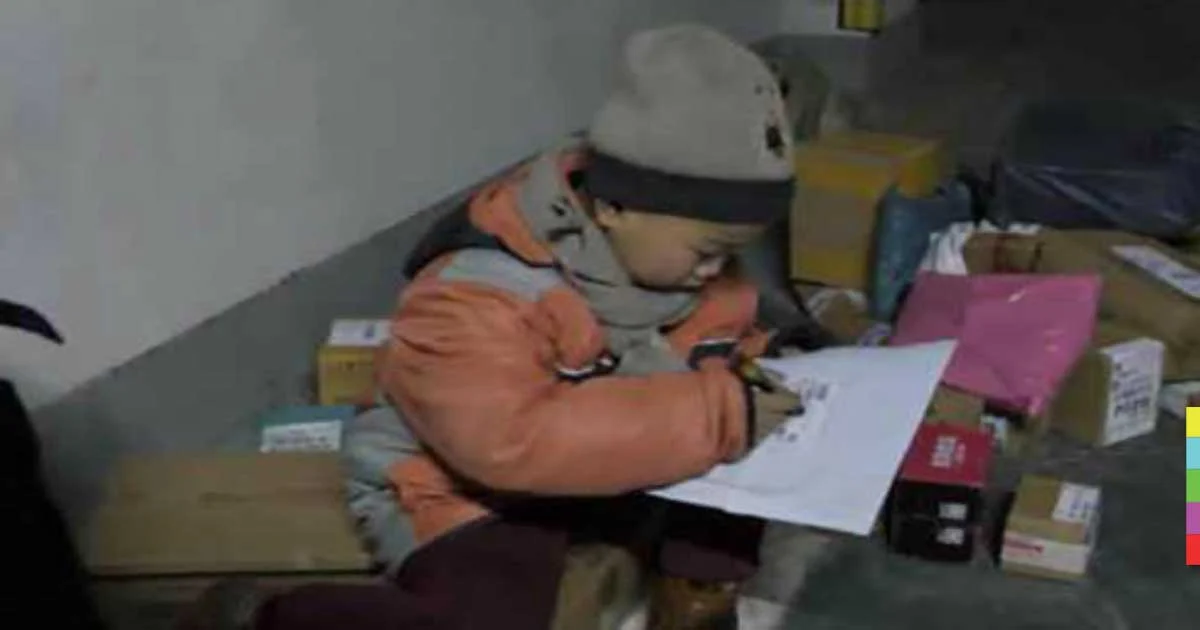 โซเชียลจีนเห็นใจ หนูน้อยนักส่งของวัย 7 ขวบ แห่งเมืองชิงเต่า