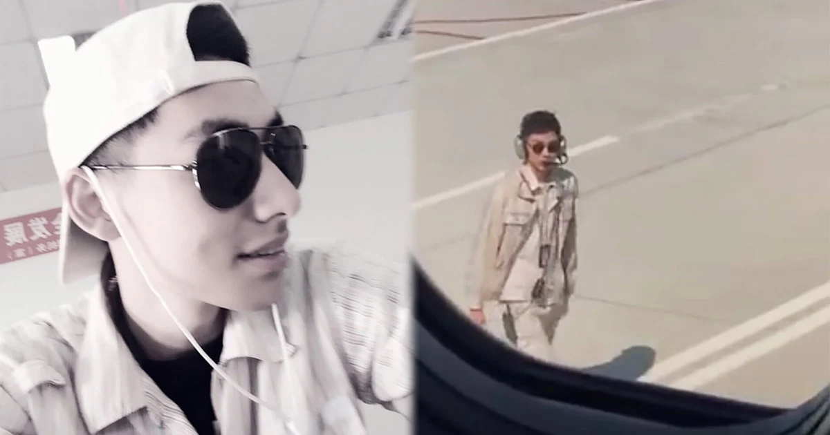 จนท.สนามบินโดนถ่ายคลิปจนดังเพราะความหล่อ แต่ถูกบริษัทลงโทษตัดเงินเดือน