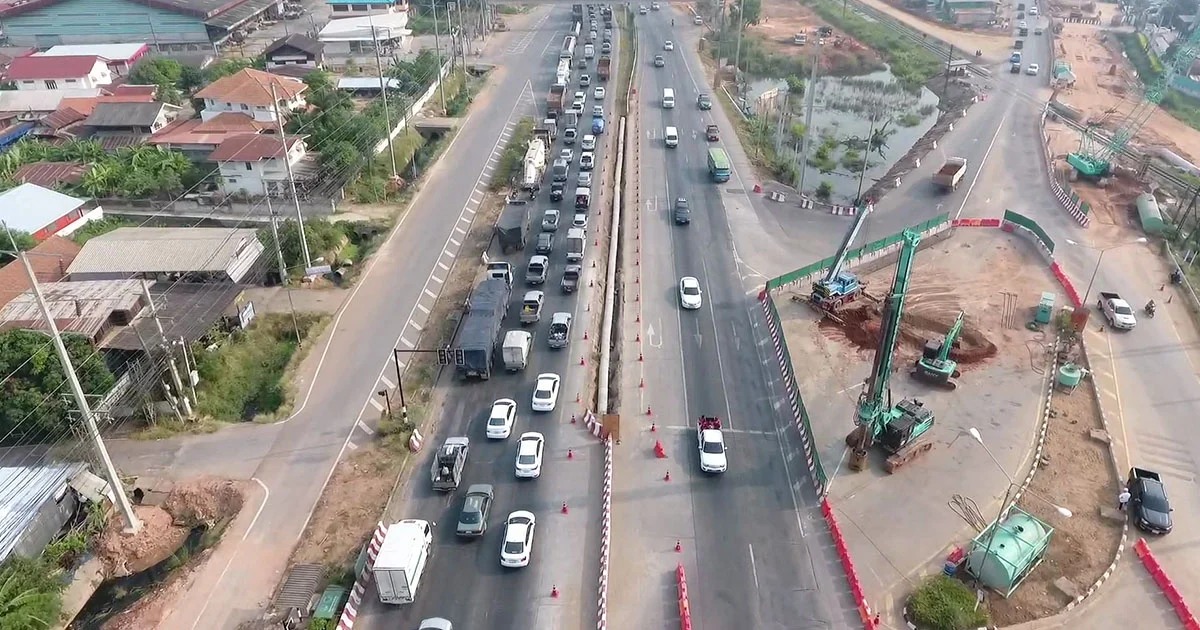 ‘ขอนแก่น’ ปิดแยกจุดตัด ถ.มิตรภาพ ลดอุบัติเหตุช่วงสงกรานต์