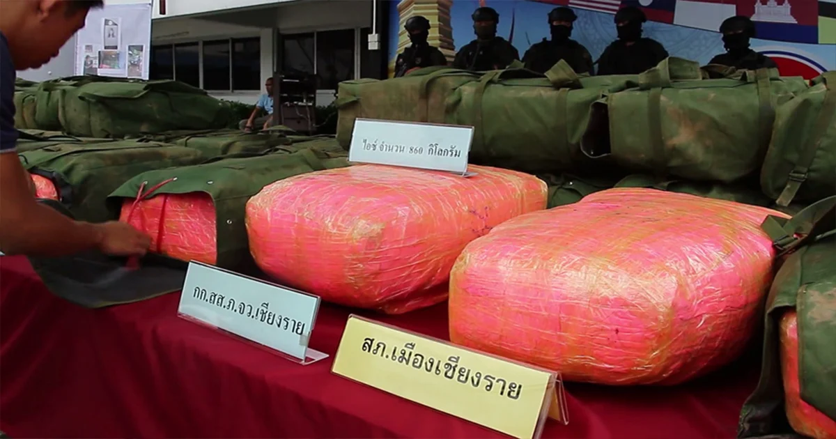 ตร.เชียงราย สกัดจับรถห้องเย็นขนยาไอซ์ลอตใหญ่ มูลค่ากว่า 800 ล้าน