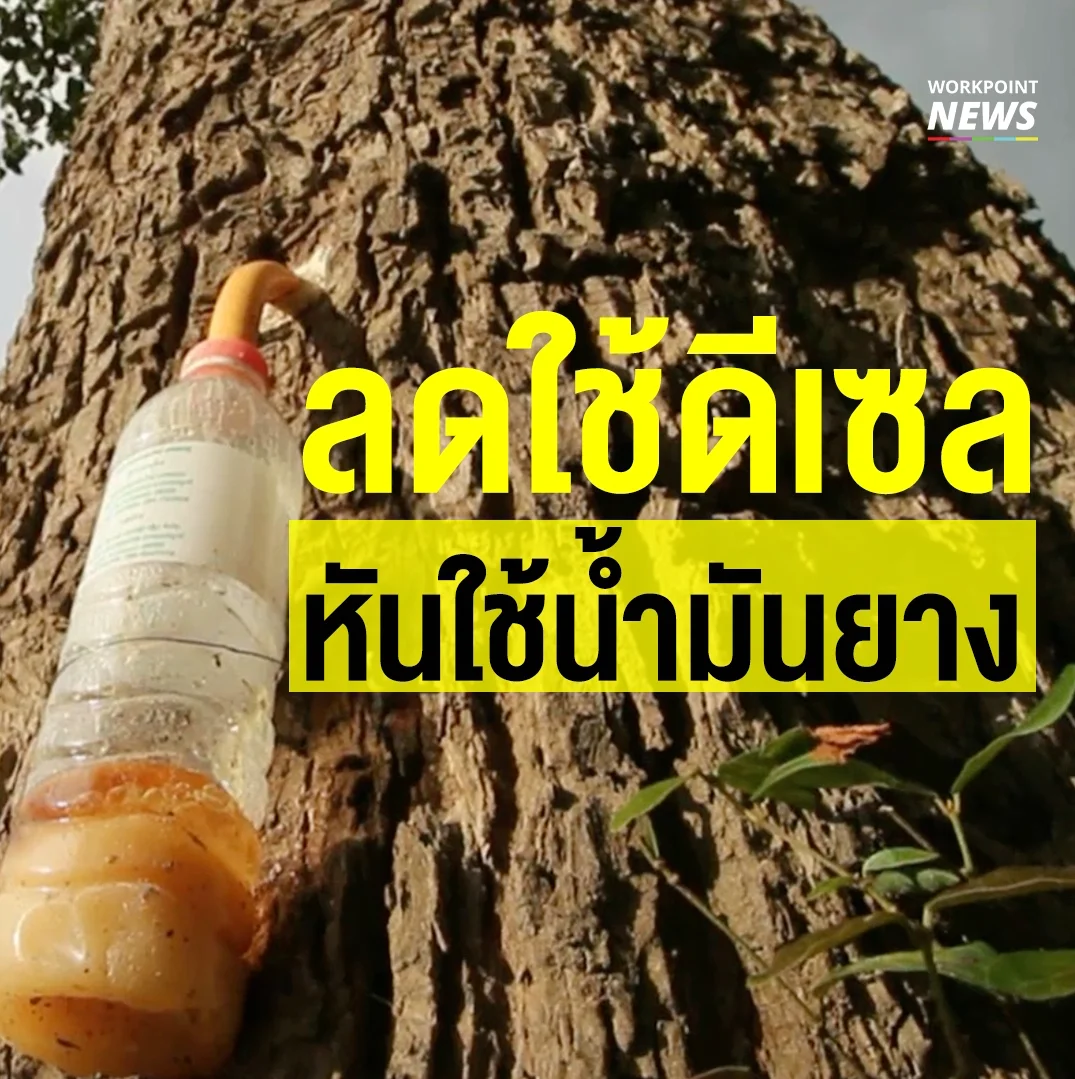 ดีเซลแพง ใช้น้ำมันยางแทน