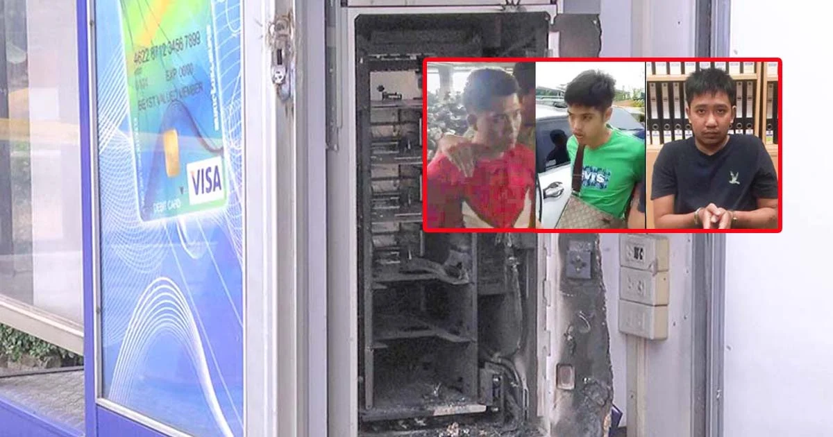 จับแล้ว 4 โจรปล้นตู้เอทีเอ็ม ชิงเงิน 2 ล้าน ก่อเหตุซ้ำซากหลายจังหวัด