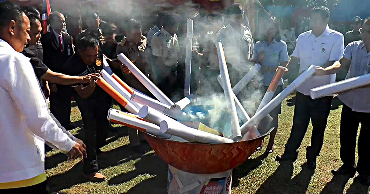 ประกาศเขตปลอดบุหรี่ ในเรือนจำ ! นำผู้ต้องขัง แสดงพลังเลิกบุหรี่เด็ดขาด