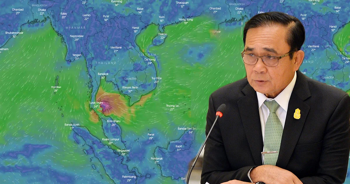 นายกฯ ห่วงผู้ประสบภัย ‘ปาบึก’ สั่งทุกหน่วยงานเร่งบรรเทาความเดือดร้อน