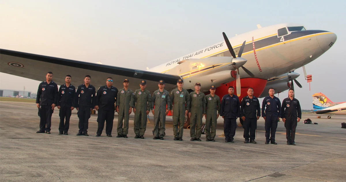 ผบ.ทอ.สั่งการเตรียมเครื่องบิน BT-67 จำนวน 2 เครื่อง บินโปรยน้ำ ลดฝุ่นละอองในอากาศ