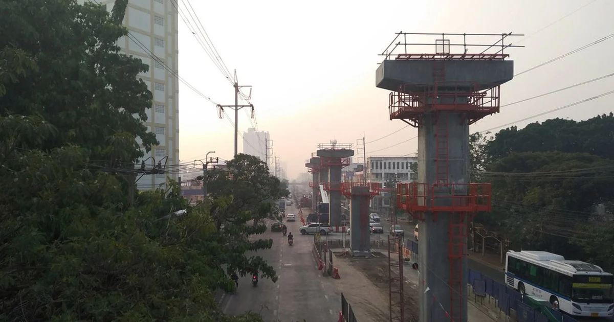 รมว.คมนาคม สั่งหยุดก่อสร้างรถไฟฟ้าชั่วคราวช่วยลดค่าฝุ่นละออง PM 2.5
