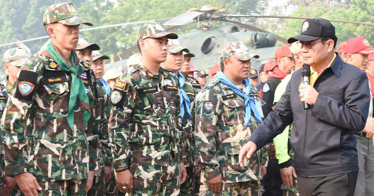 นายกฯ สั่งดับไฟป่าภายใน 7 วัน ปลุกใจเจ้าหน้าที่ “สู้กับอันตราย”