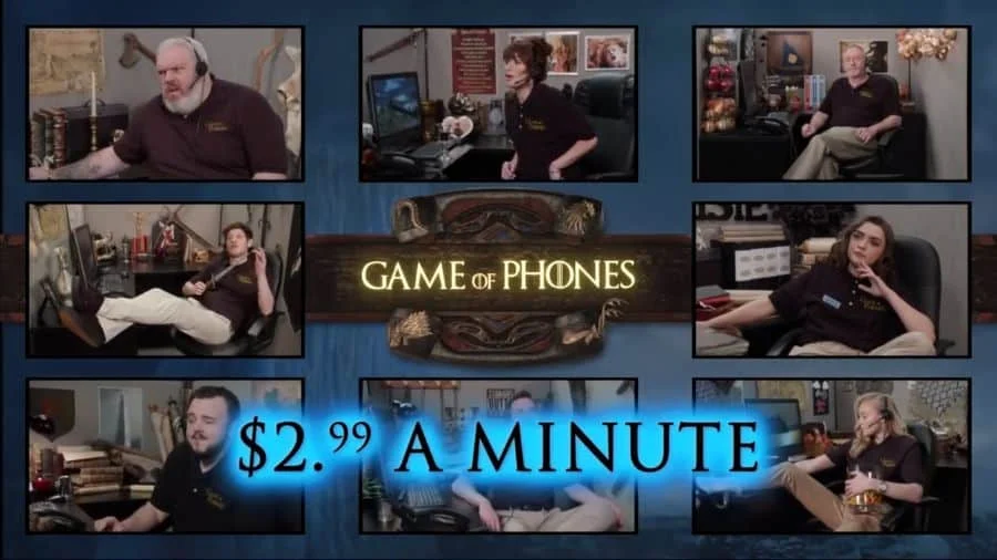 Game of Phones บริการสำหรับคนดู Game of Thrones แล้วสับสน มุกตลกจากรายการของ Kimmel