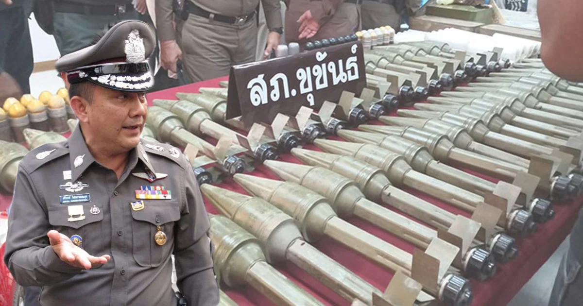 ศรีวราห์ ลุยตรวจอาวุธสงครามซุกริมน้ำ ตรวจสอบเชิงลึกเป็นชนิดเดียวกับที่ใช้ป่วนปี 53 – 57 
