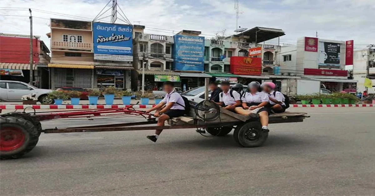 นักเรียนขับรถอีโก้ง แจง ใช้ขนฟางไปเพาะเห็ด ปกติไม่ได้ขับมา รร.