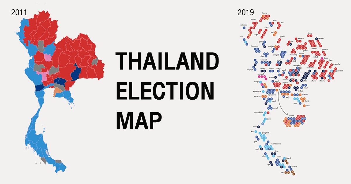 Thailand Election 2019 Interactive Map, Explained.