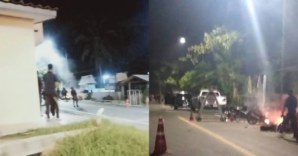 เกิดเหตุคนร้ายปะทะกับ จนท. กลางเมืองปัตตานี
