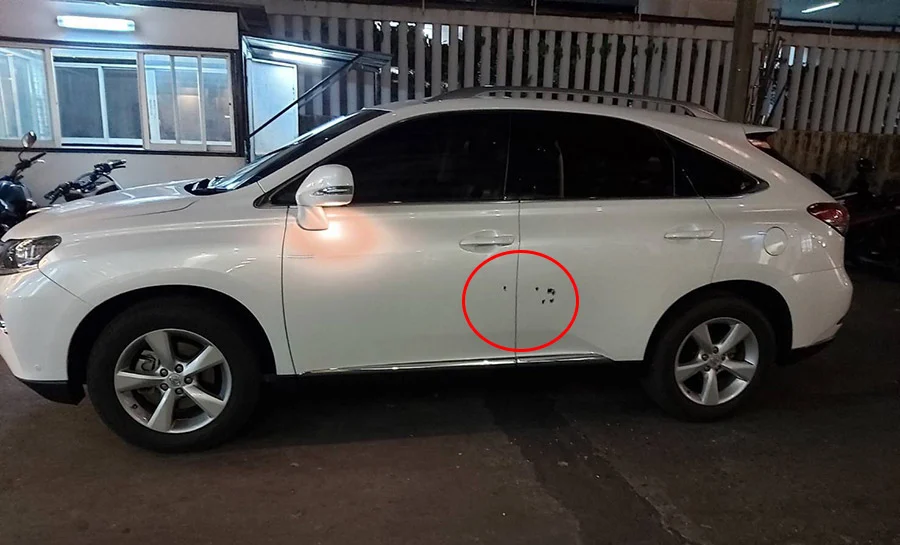 พล.ต.อ.วิระชัย ตรวจกล้องวงจรปิดทราบรูปพรรณสัณฐานคนร้ายก่อเหตุยิงรถยนต์บิ๊กโจ๊ก