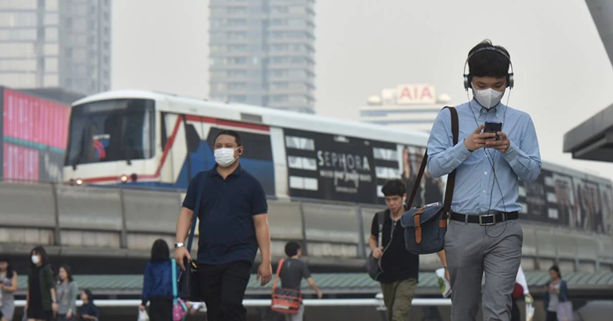 กทม.-ปริมณฑล ฝุ่น PM2.5 พุ่งสูง 49 พื้นที่ สาเหตุอากาศปิด-การจราจรแน่น