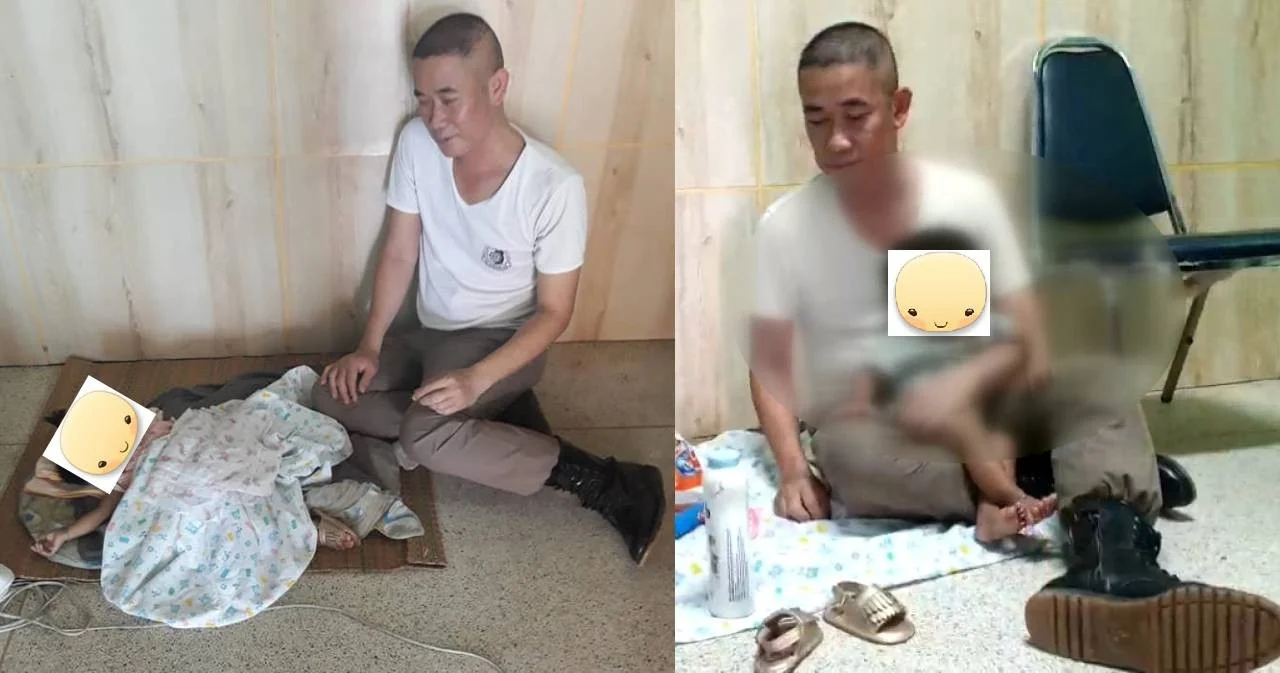 ตำรวจสวมบทคุณพ่อจำเป็น ชงนม กล่อมนอน เลี้ยงลูกผู้ต้องหายาเสพติด