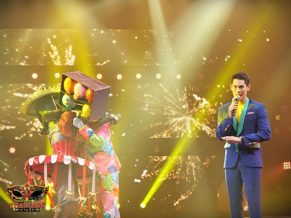 The Mask งานวัด หน้ากากม้าหมุน หน้ากากปาโป่ง