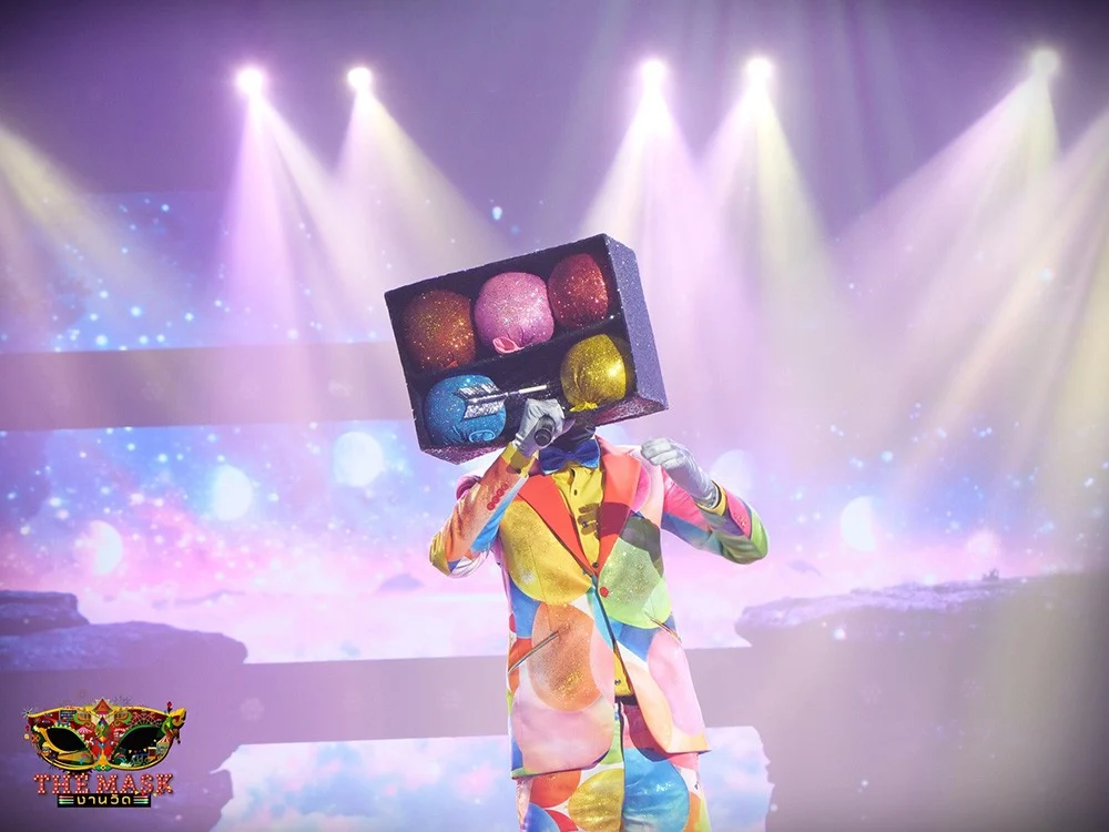 The Mask งานวัด หน้ากากม้าหมุน หน้ากากปาโป่ง