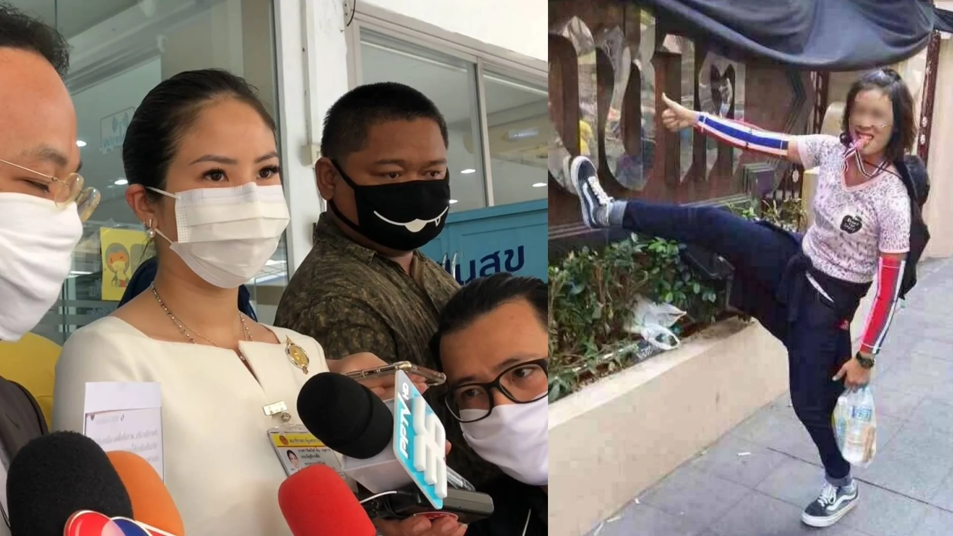 ตั๊น จิตภัสร์ แจ้งความเอาผิดคนโพสต์ ยันรูปเหยียบป้าย สตช.ไม่ใช่ตนเอง
