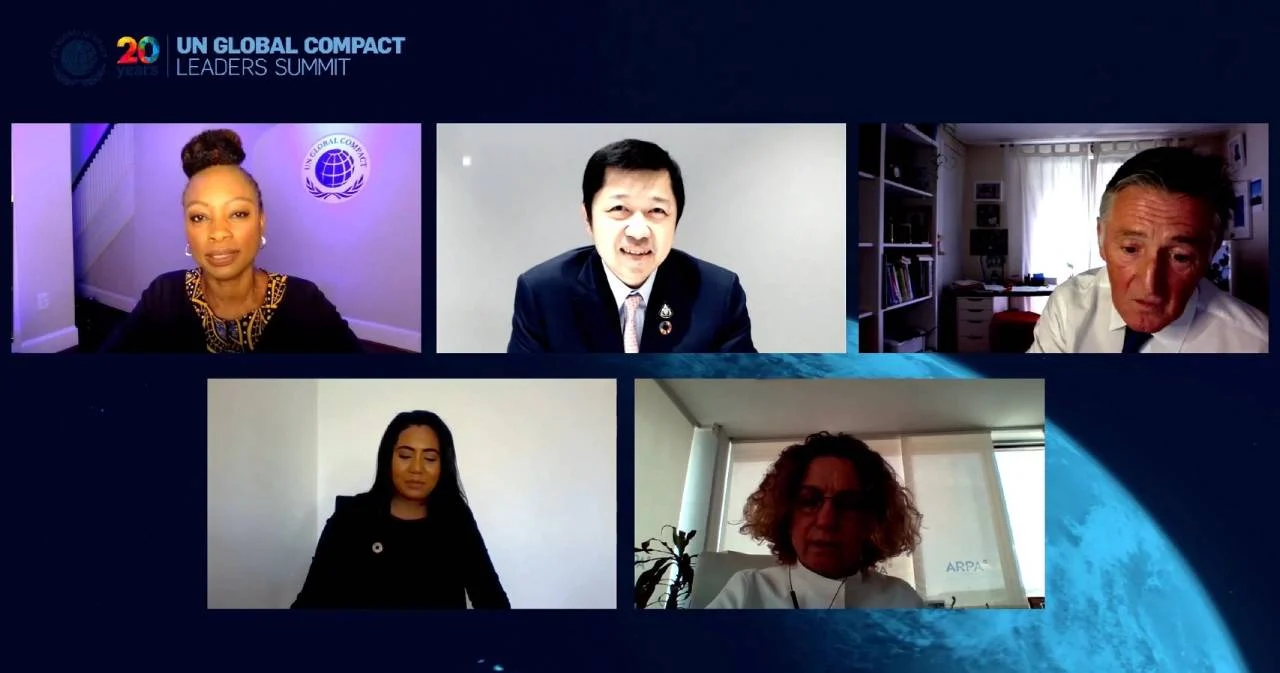 ซีอีโอเครือซีพี ขึ้นโชว์วิสัยทัศน์บนเวทีระดับโลก UN Global Compact Virtual Leaders Summit 2020