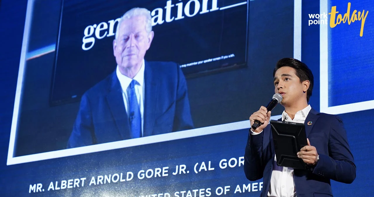 Alex Rendell to Al Gore on Climate Change “We will follow through your footsteps.” 