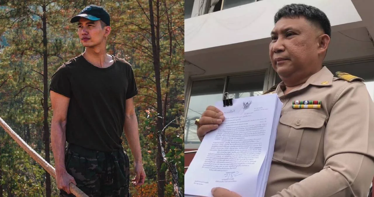 ‘ปลัดอำเภอแม่ริม’ ขึ้นโรงพักหอบหลักฐานแจ้งจับ ฌอน 3 ข้อหา ปมรับบริจาคแก้ไฟป่า