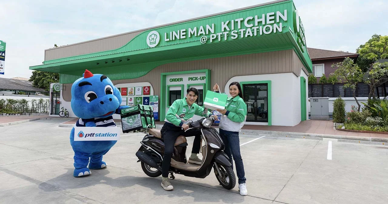 ‘OR’ จับมือ LINE MAN Wongnai ดึง 10 ร้านดัง นำร่องเปิดบริการ Cloud Kitchen ใน PTT STATION