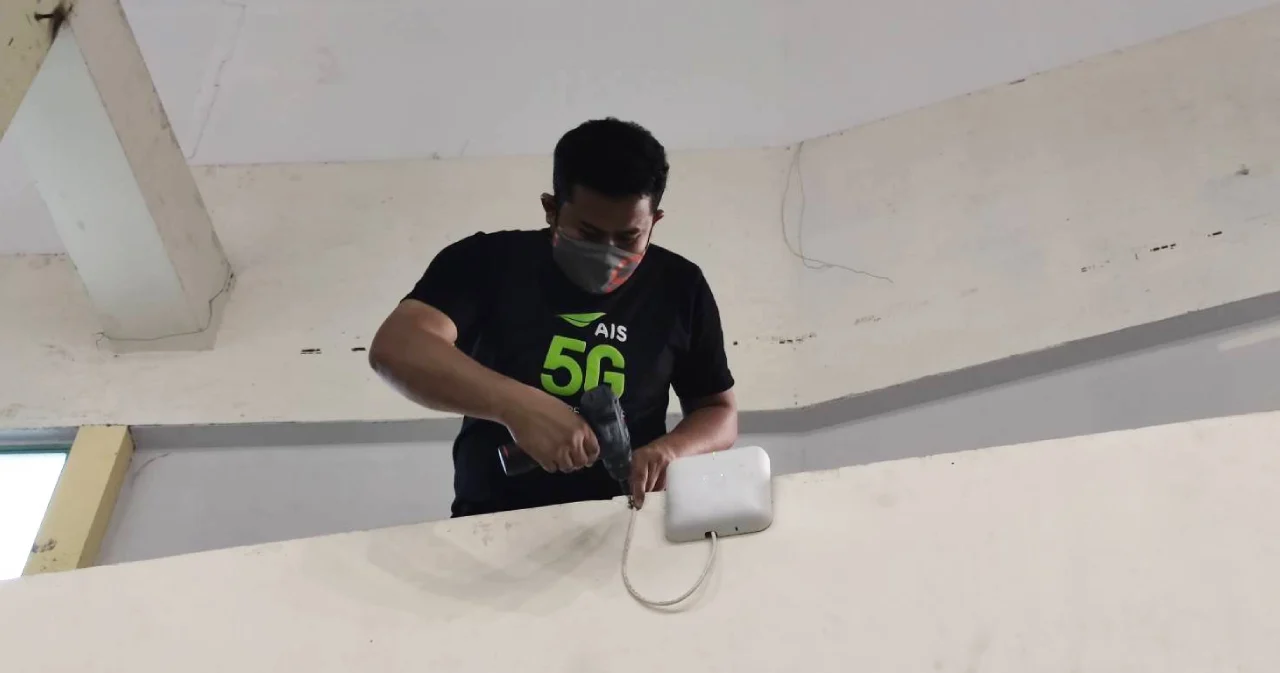 เอไอเอส 5G ติดตั้งระบบสื่อสารใน รพ.สนาม จุฬาฯ เตรียมเปิดรับผู้ป่วยสัปดาห์นี้